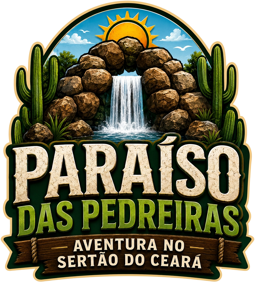 Logo Paraíso das Pedreiras - Aventura no Sertão do Ceará